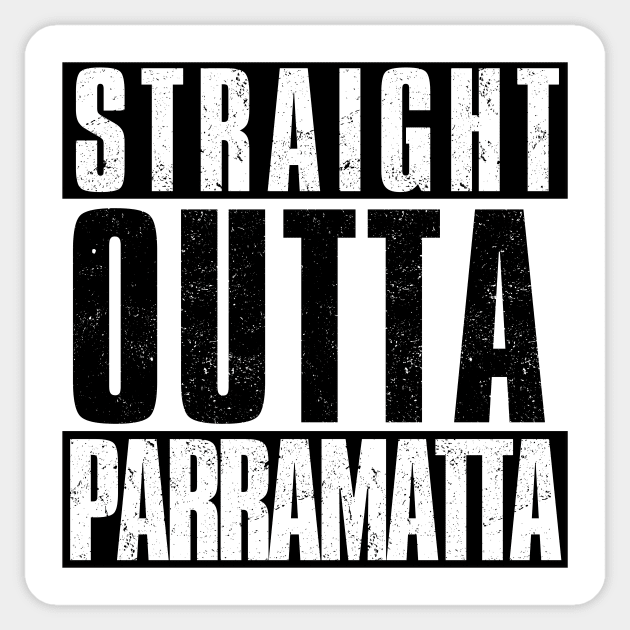 STRAIGHT OUTTA PARRAMATTA Sticker by Simontology